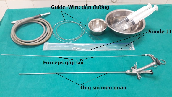 bộ dụng cụ tán sỏi